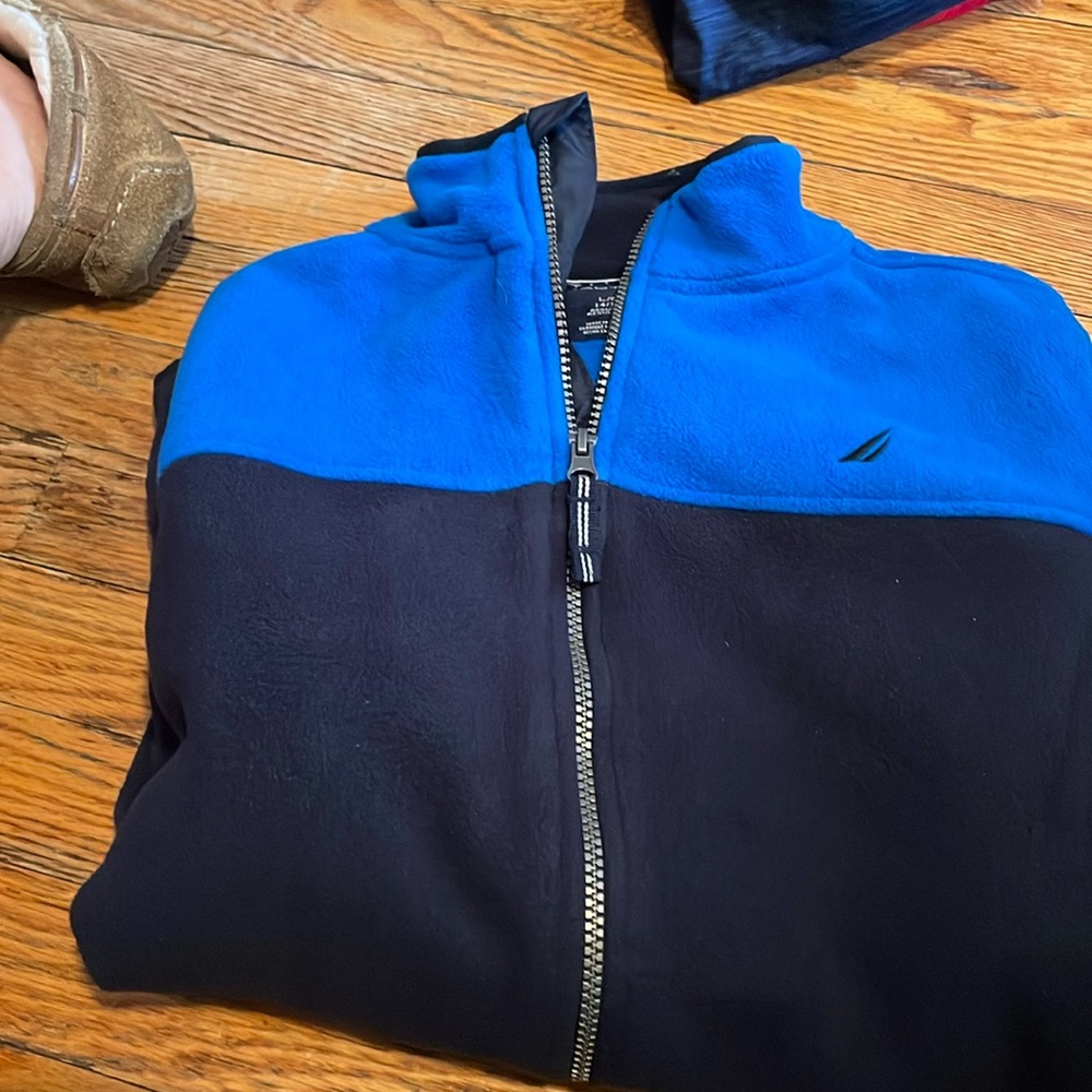 Nautica zip up fleece